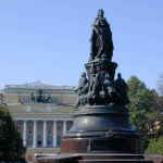 памятник Екатерине II в катькином садике Санкт-Петербург